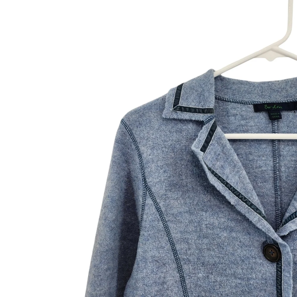 Boden Women's 100% Wool Retro Button Front Coat Jacket - M - Picture 2 of 9